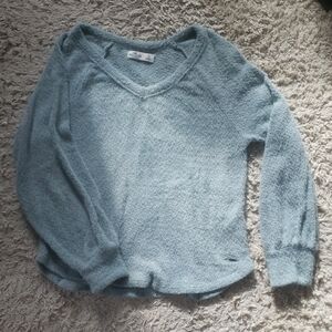 Women's Hollister V-neck Eyelash Sweater Small